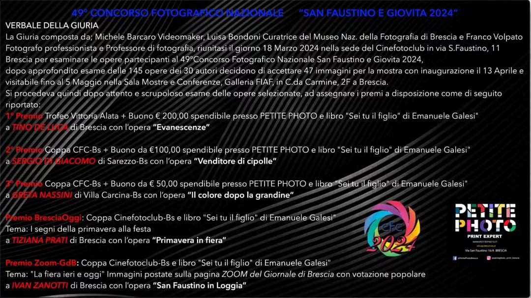 San Faustino 2024 Mostra Concorso Fotografico