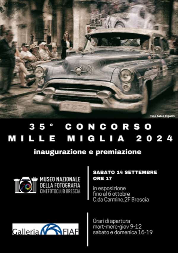 35° Concorso Fotografico Mille Miglia 2024 