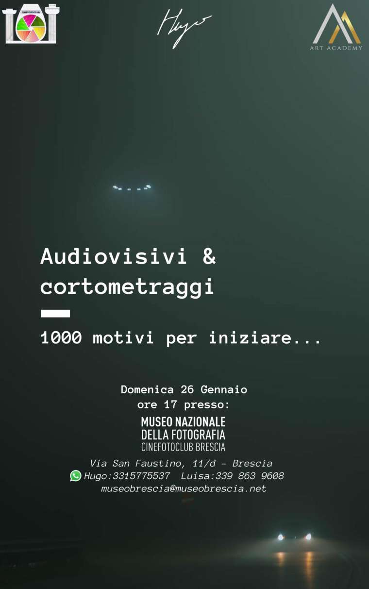 Domenica al Museo: Audivisivi & cotometraggi, 1000 motivi con Ugo Perrotti per iniziare... Con Ugo Perrotti cercheremo di capire cosa sono un audiovisivo e un cortometraggio, quali sono le somiglianze e le differenze, e soprattutto perchè inziare a praticare questi genere.