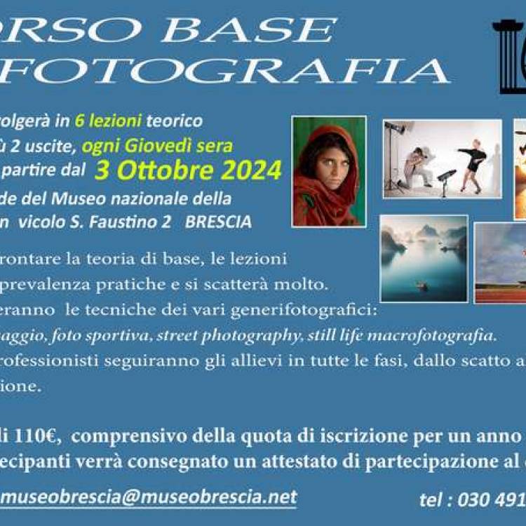 Corso di Fotografia livello Base 2024